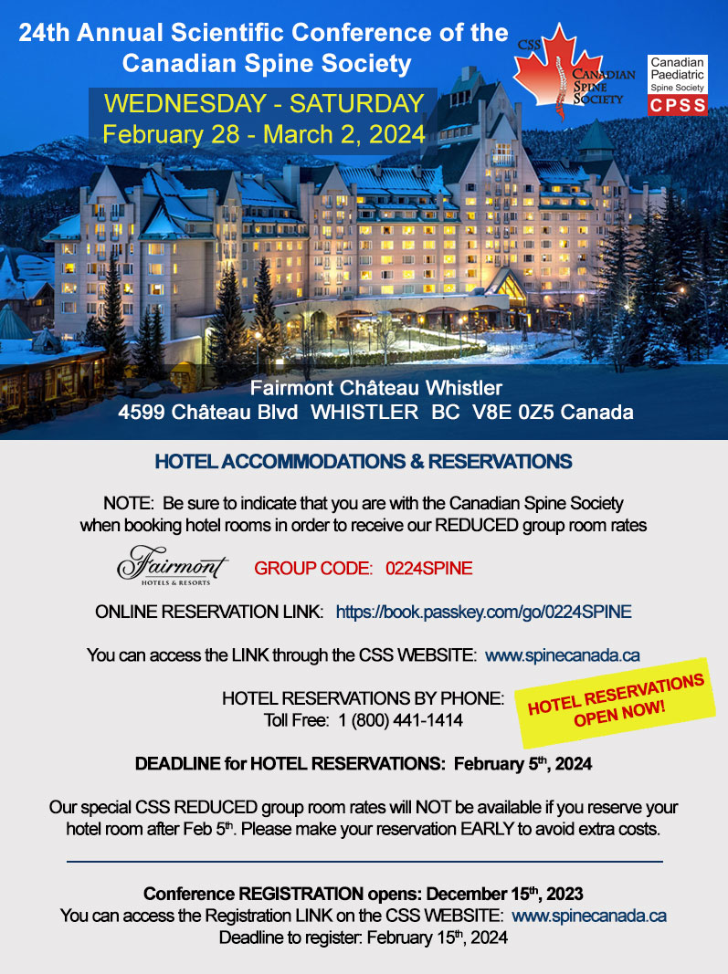 CSS 2024 Whistler BC Canadian Spine Society   2024hotelreservations Css 